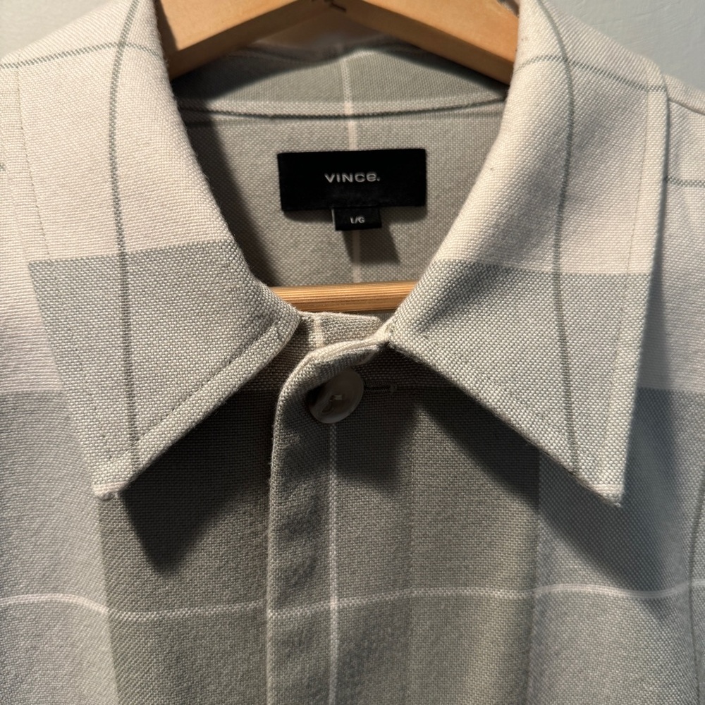 Vince Green and Off White Check Shirt Jacket